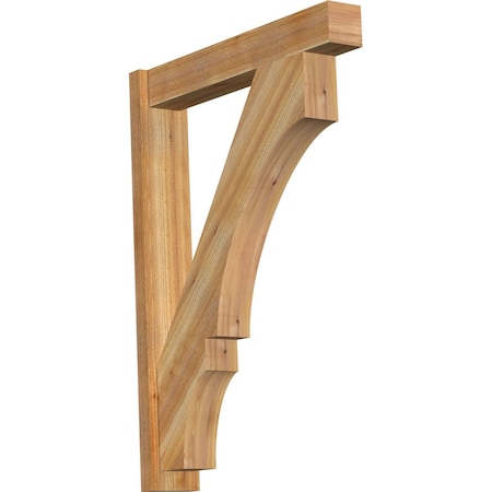 Ekena Millwork Balboa Block Rough Sawn Outlooker, Western Red Cedar, 6"W x 32"D x 44"H OUT06X32X44BOA05RWR